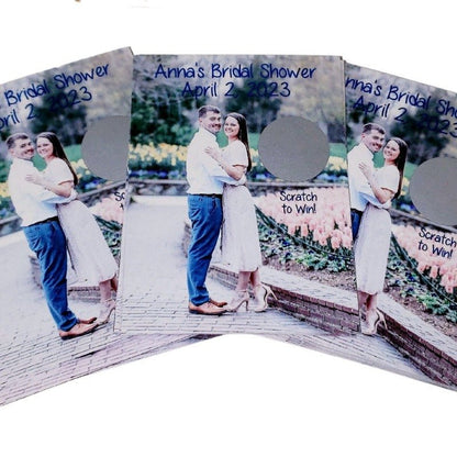 Add Your Photo Personalized Scratch Off Cards