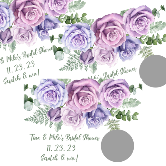 Purple Roses Scratch Off Game Tickets